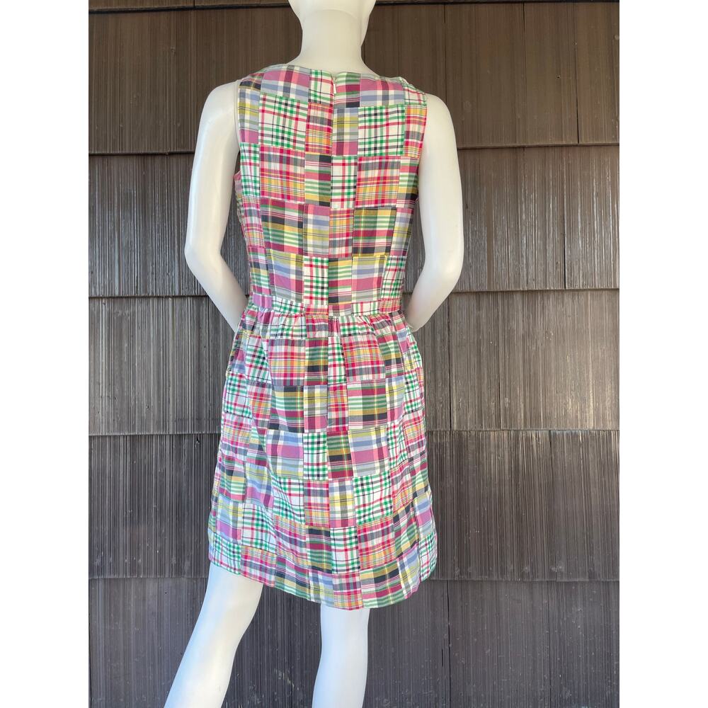 Ll Bean Cotton Patchwork Madras Multicolor Y2k Pr… - image 6